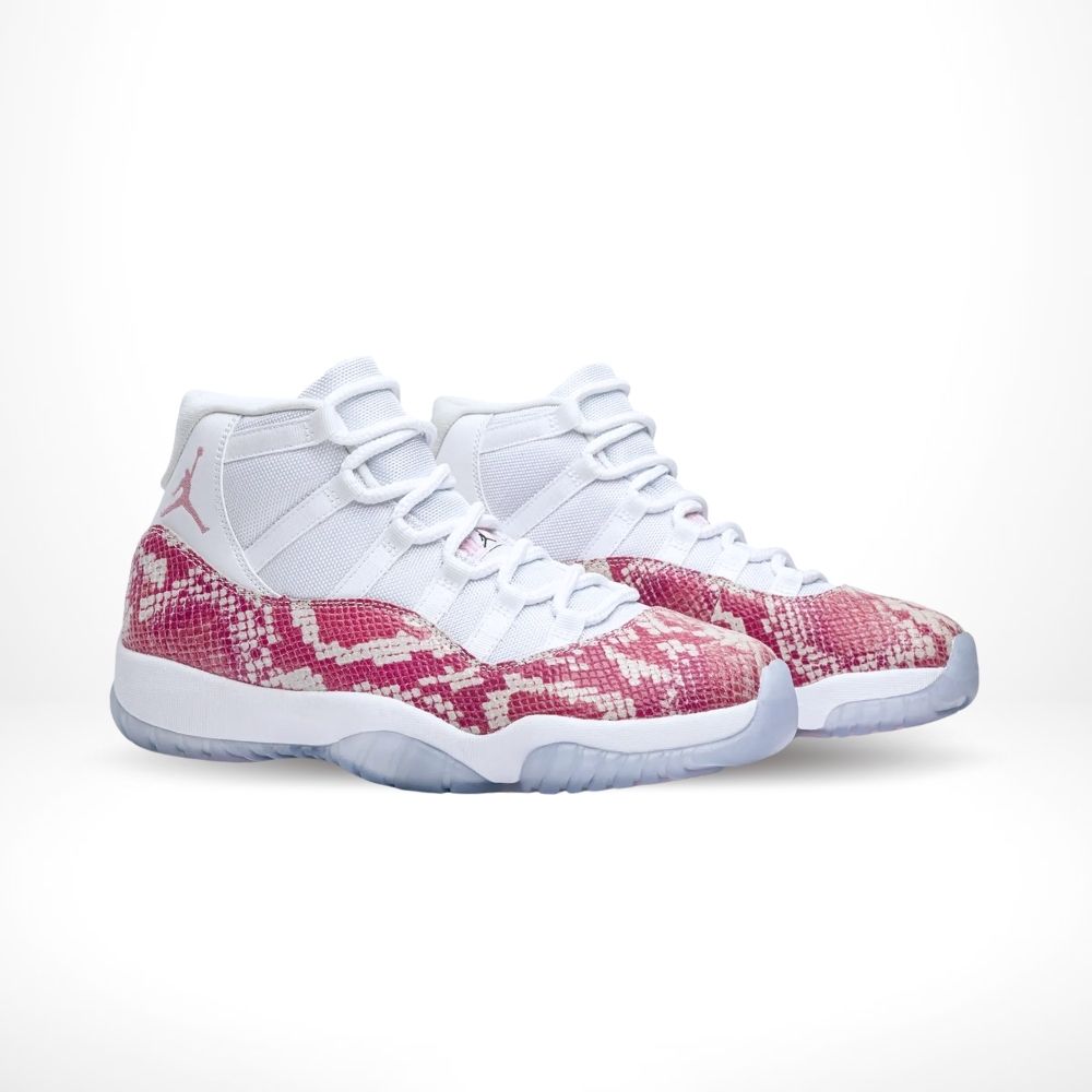 Air Jordan 11 Retro X OVO Pink Snakeskin White