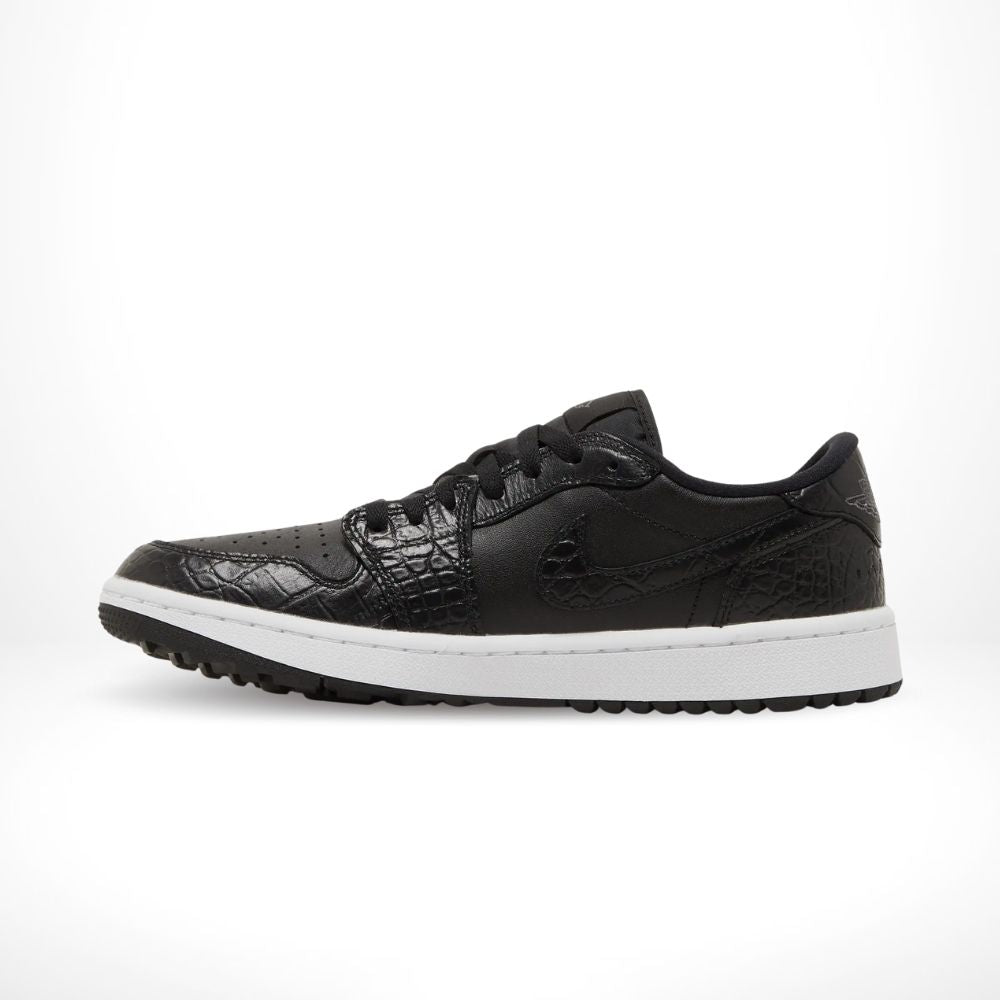 Air Jordan 1 Low Golf Black Crocodile White