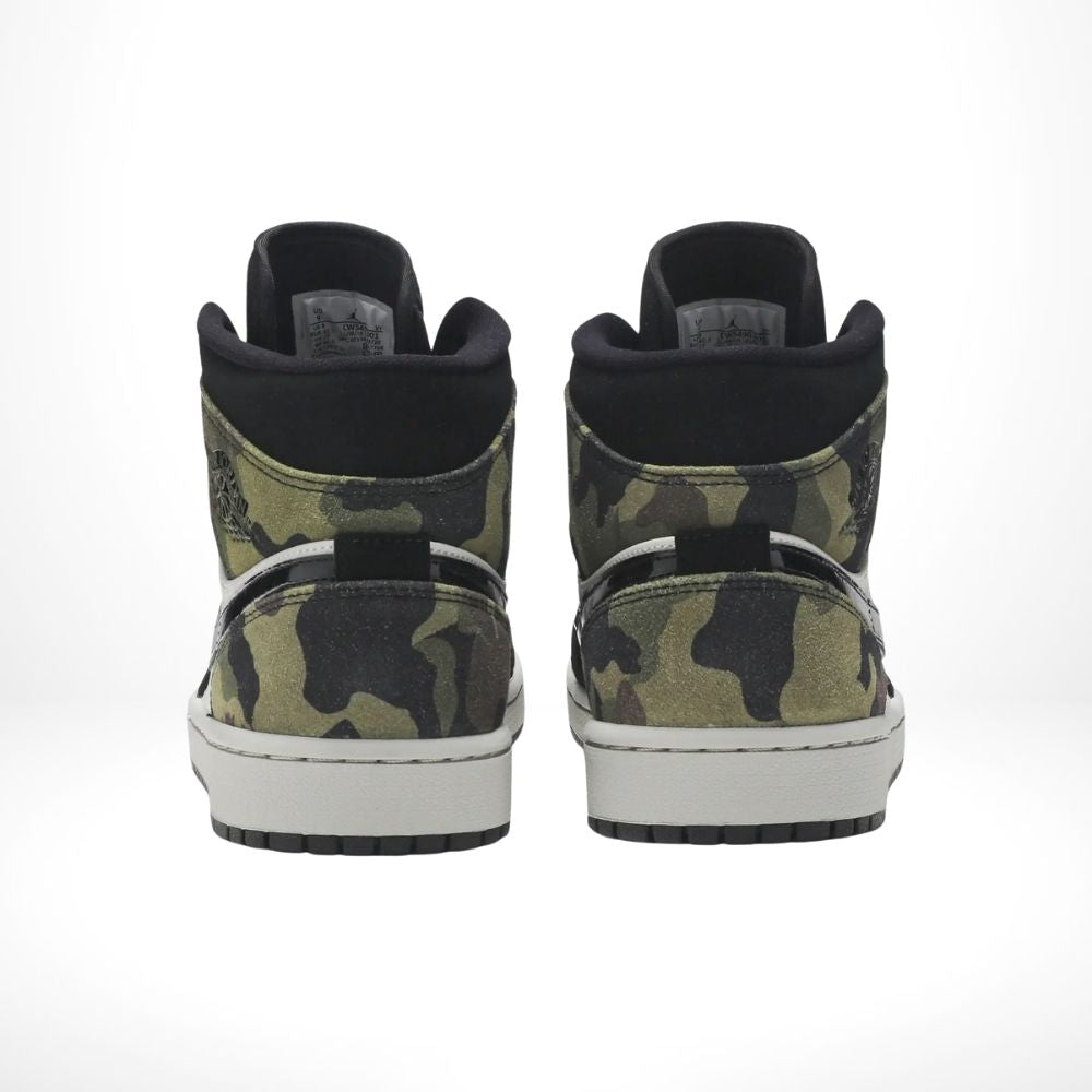 Air Jordan 1 Mid Camo Khaki Green Brown