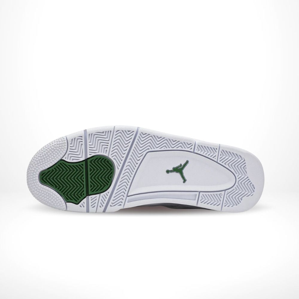 Air Jordan 4 Retro Metallic Green White