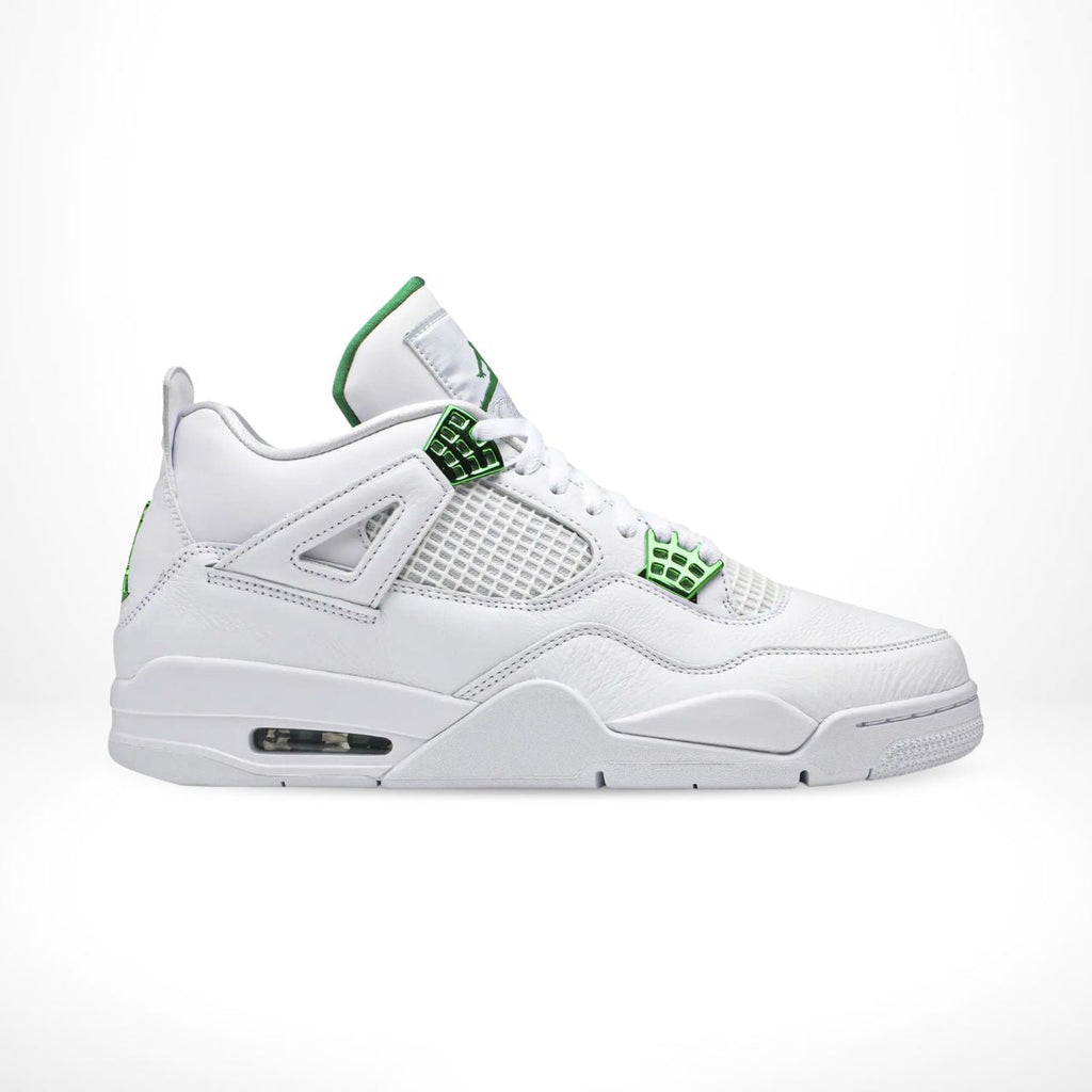 Air Jordan 4 Retro Metallic Green White