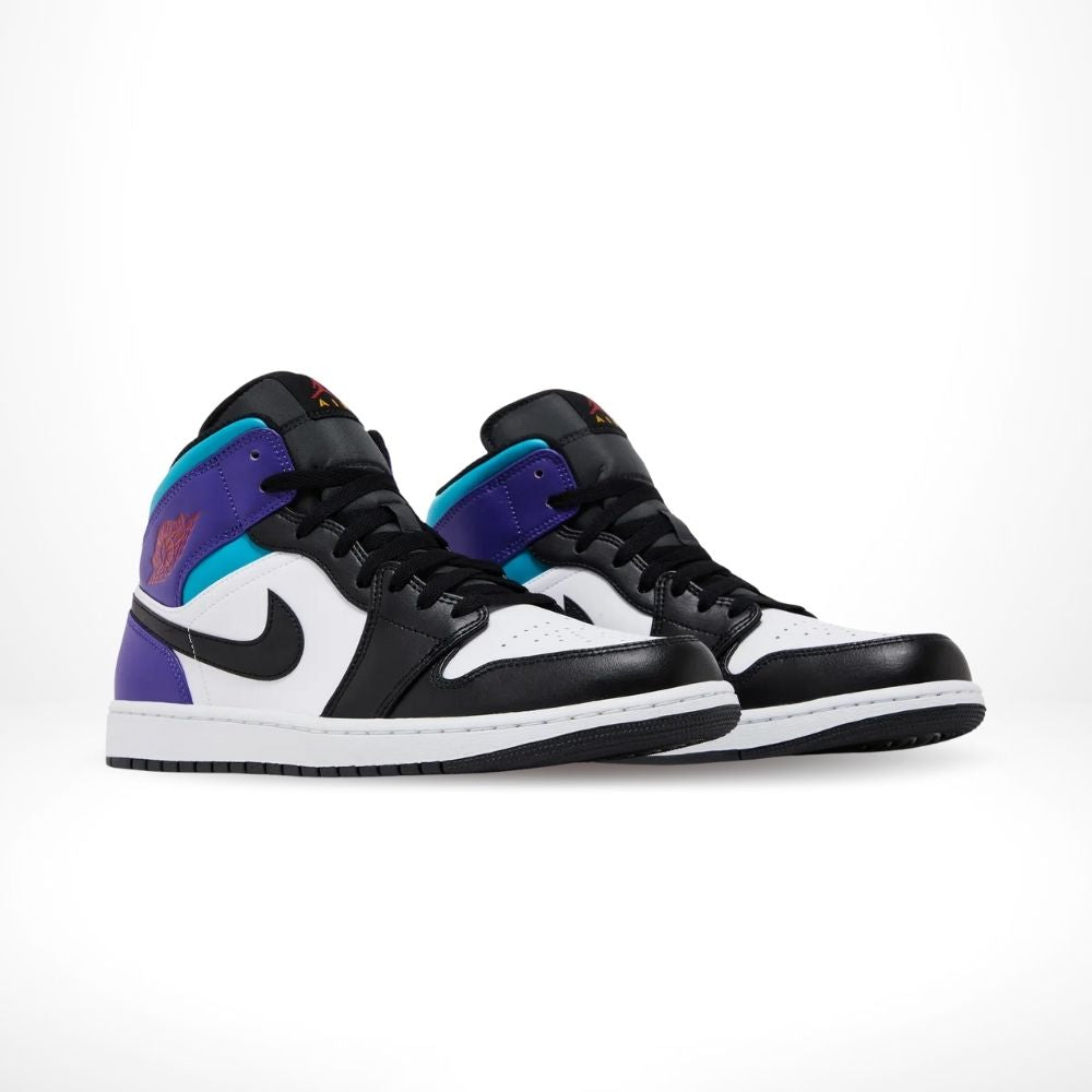 Air Jordan 1 Mid Court Purple Tropical Twist