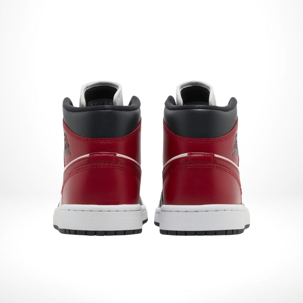 Air Jordan 1 Mid Gym Red Off Noir