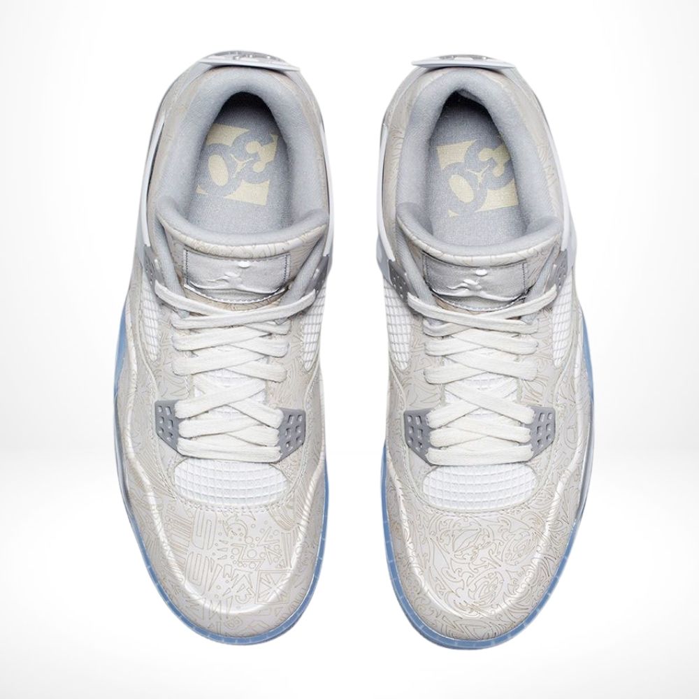 Air Jordan 4 Retro 30th Anniversary Laser White Metallic Silver