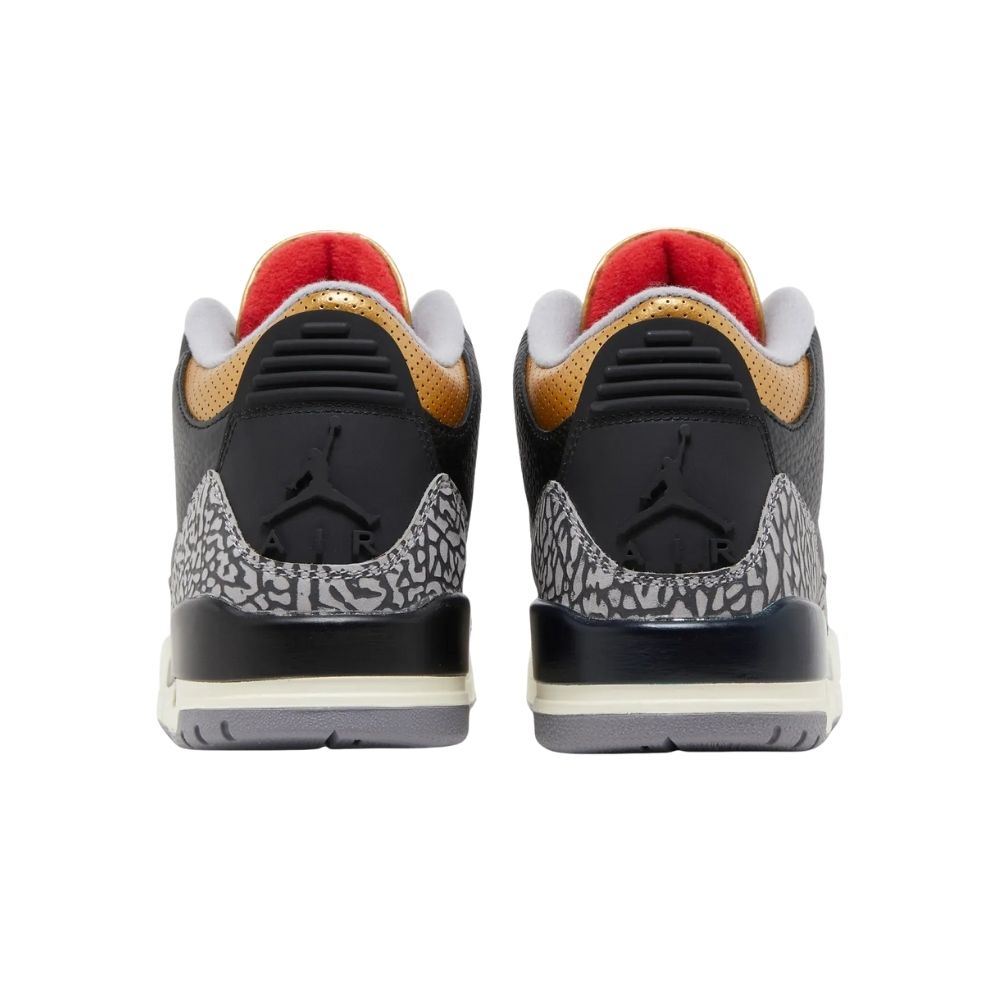 Air Jordan 3 Retro Black Cement Gold