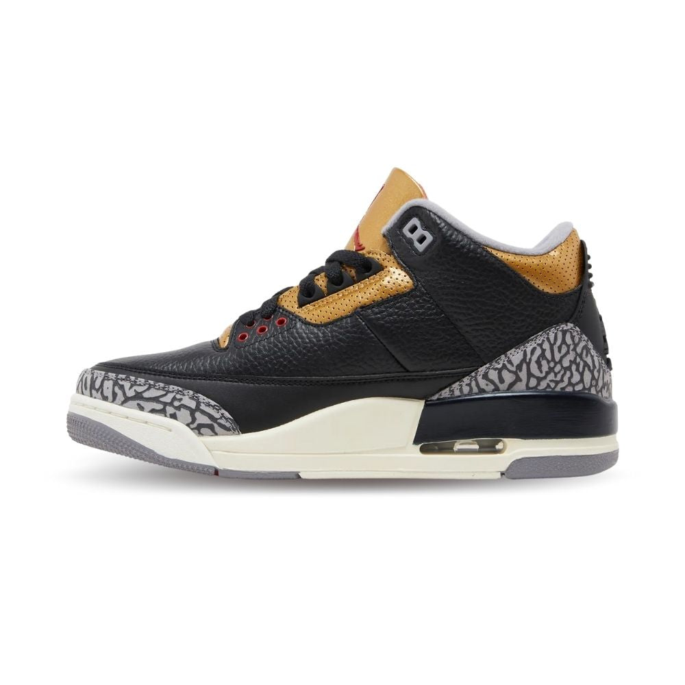 Air Jordan 3 Retro Black Cement Gold