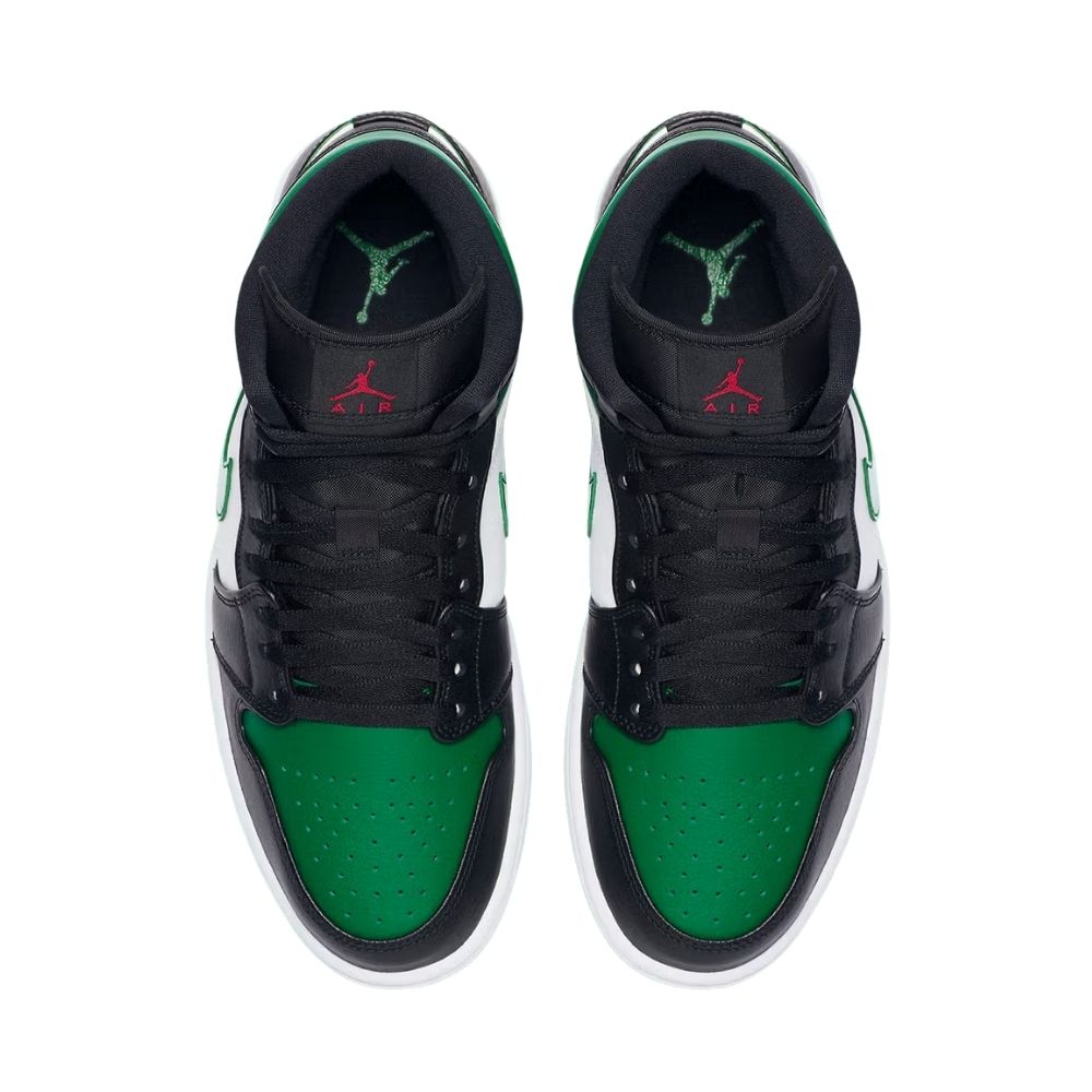 Air Jordan 1 Mid Pine Green Black