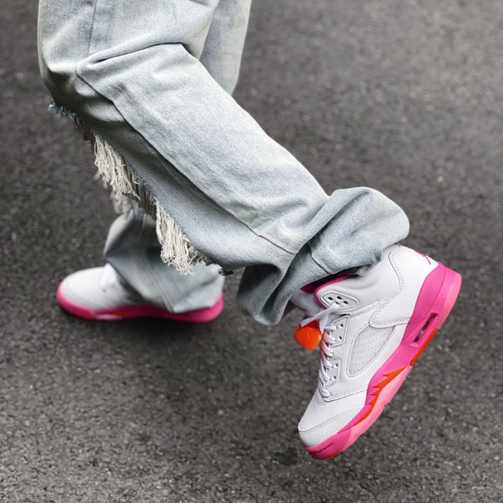 Air Jordan 5 Retro Pinksicle White