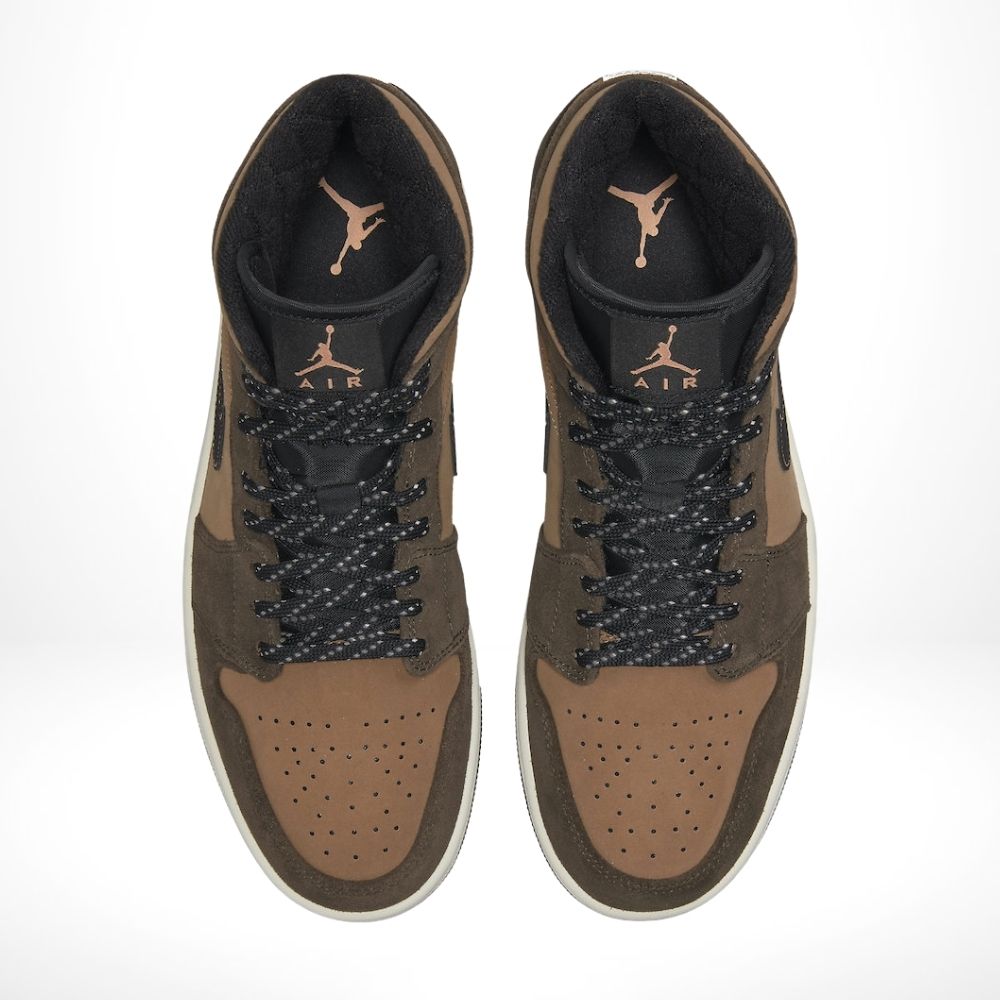 Air Jordan 1 Mid Dark Chocolate Brown SE