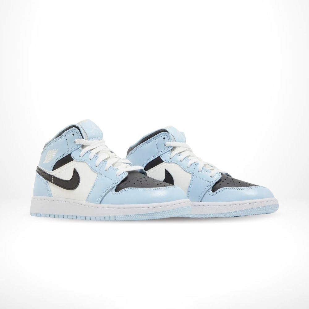 Air Jordan 1 Mid 'Ice Blue White' – 555112-401
