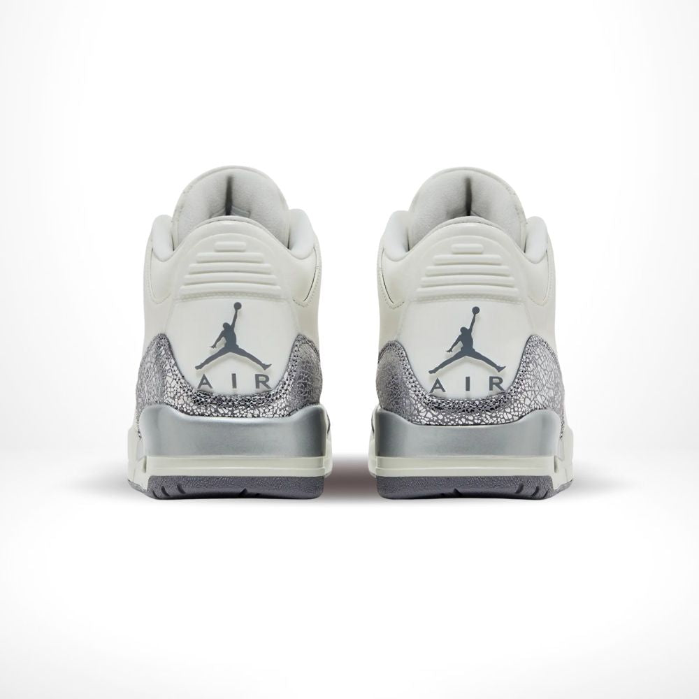 Air Jordan 3 Retro Sail Metallic Silver