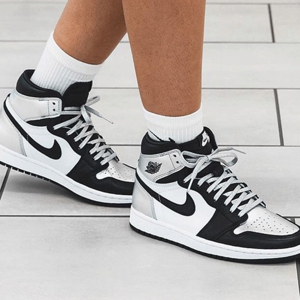 Air Jordan 1 High OG Silver Toe