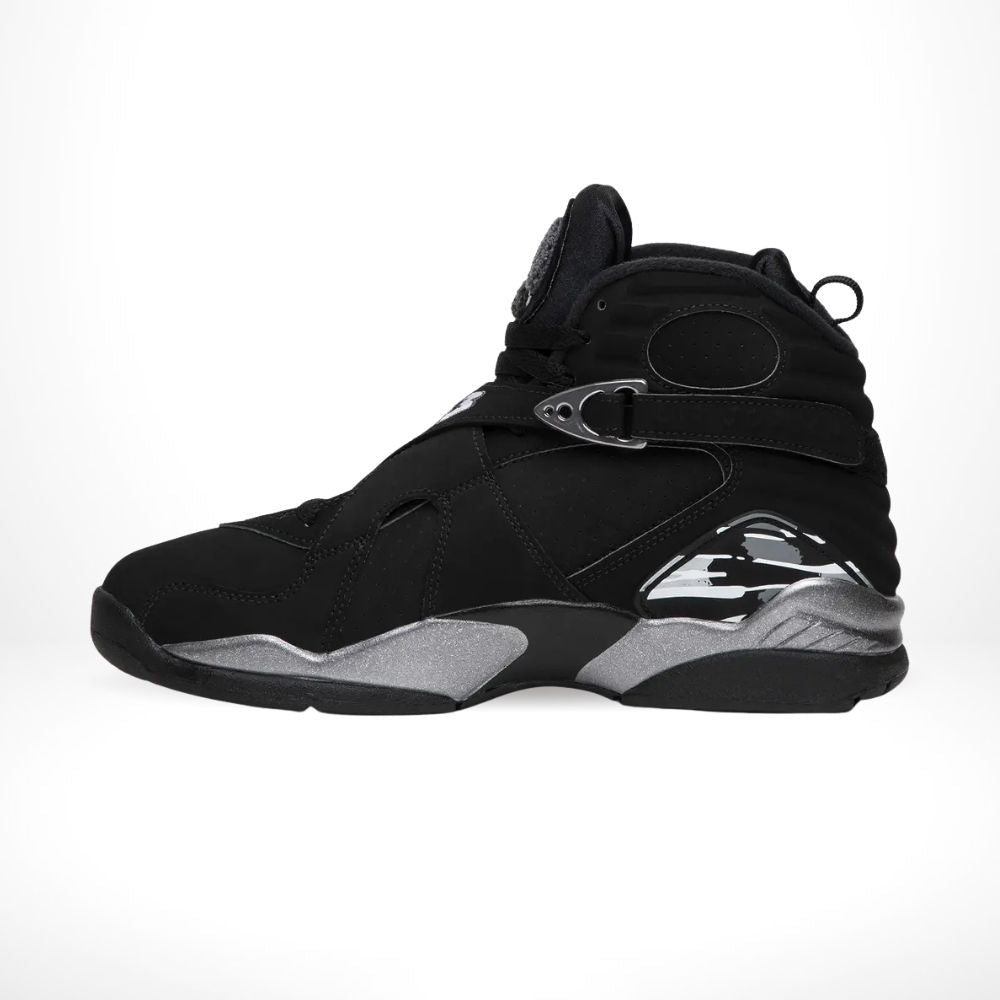 Air Jordan 8 Retro Chrome Triple Black 2015