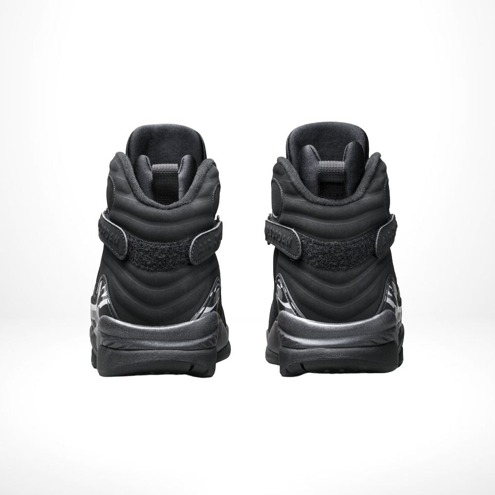 Air Jordan 8 Retro Chrome Triple Black 2015