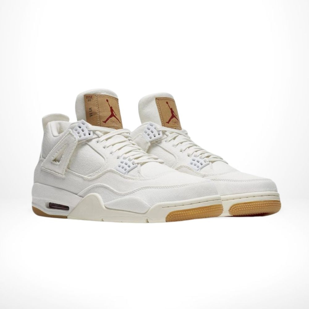 Air Jordan 4 Retro x Levis White Denim