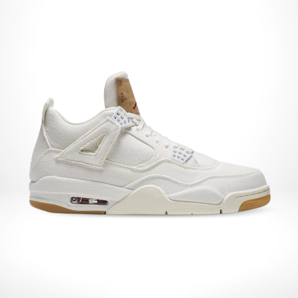 Air Jordan 4 Retro x Levis White Denim