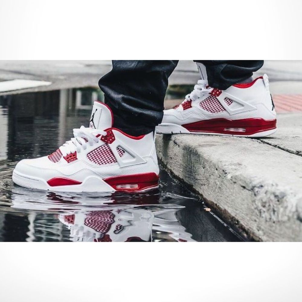 Air Jordan 4 Retro Alternate 89 White Red
