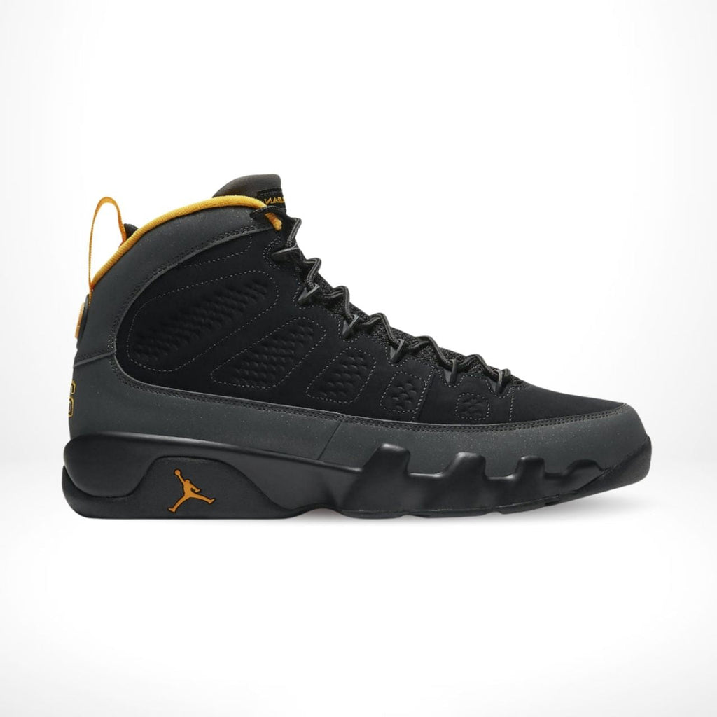 Air Jordan 9 Retro Dark Charcoal University Gold
