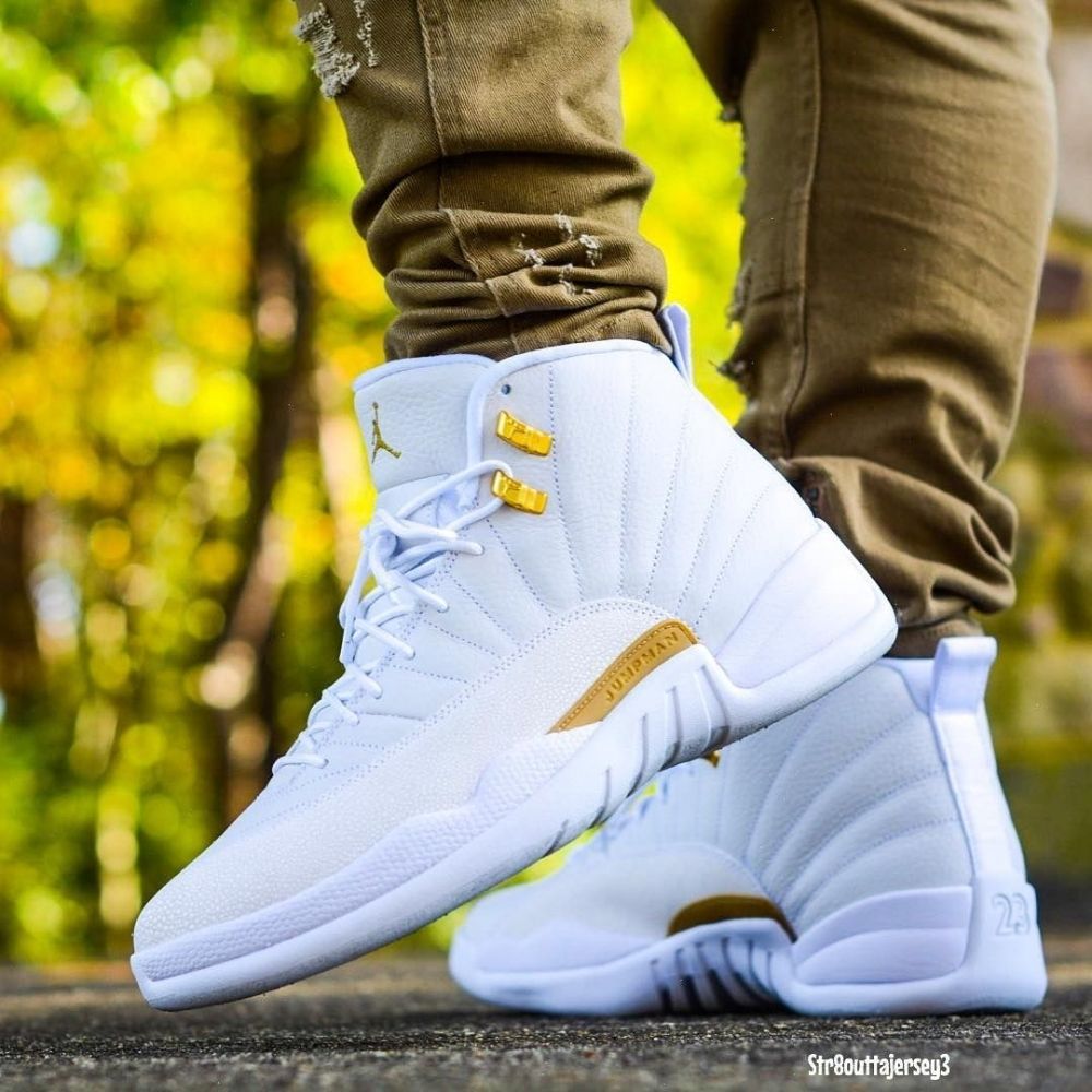 Air Jordan 12 Retro x OVO White Metallic Gold