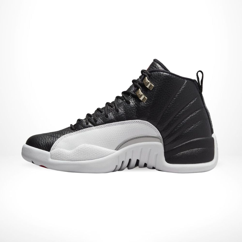 Air Jordan 12 Retro Playoff Black White 2022