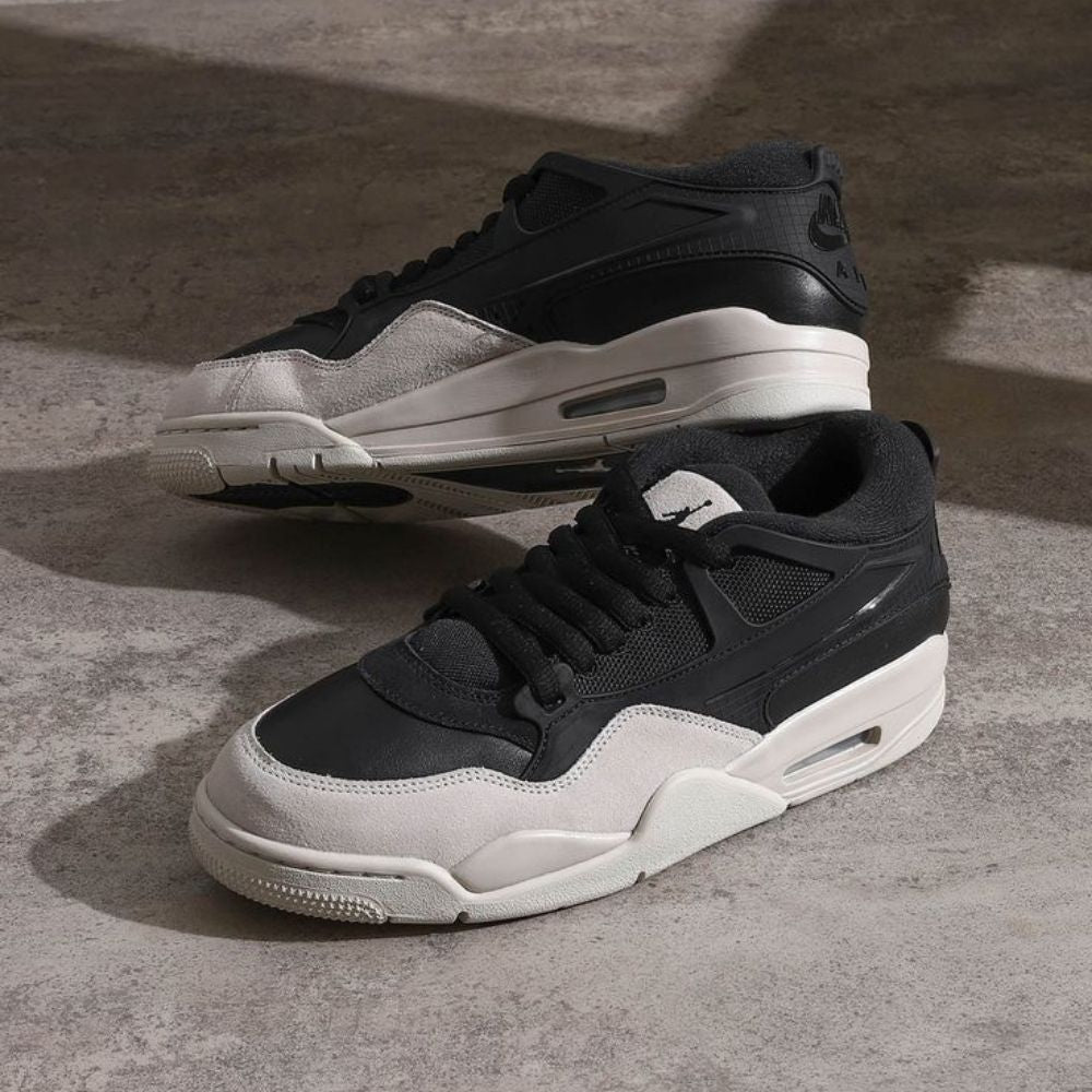 Air Jordan 4 x Nigel Sylvester RM Black Light Bone