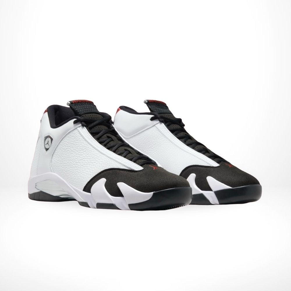 Air Jordan 14 OG Black Toe White Black Varsity Red
