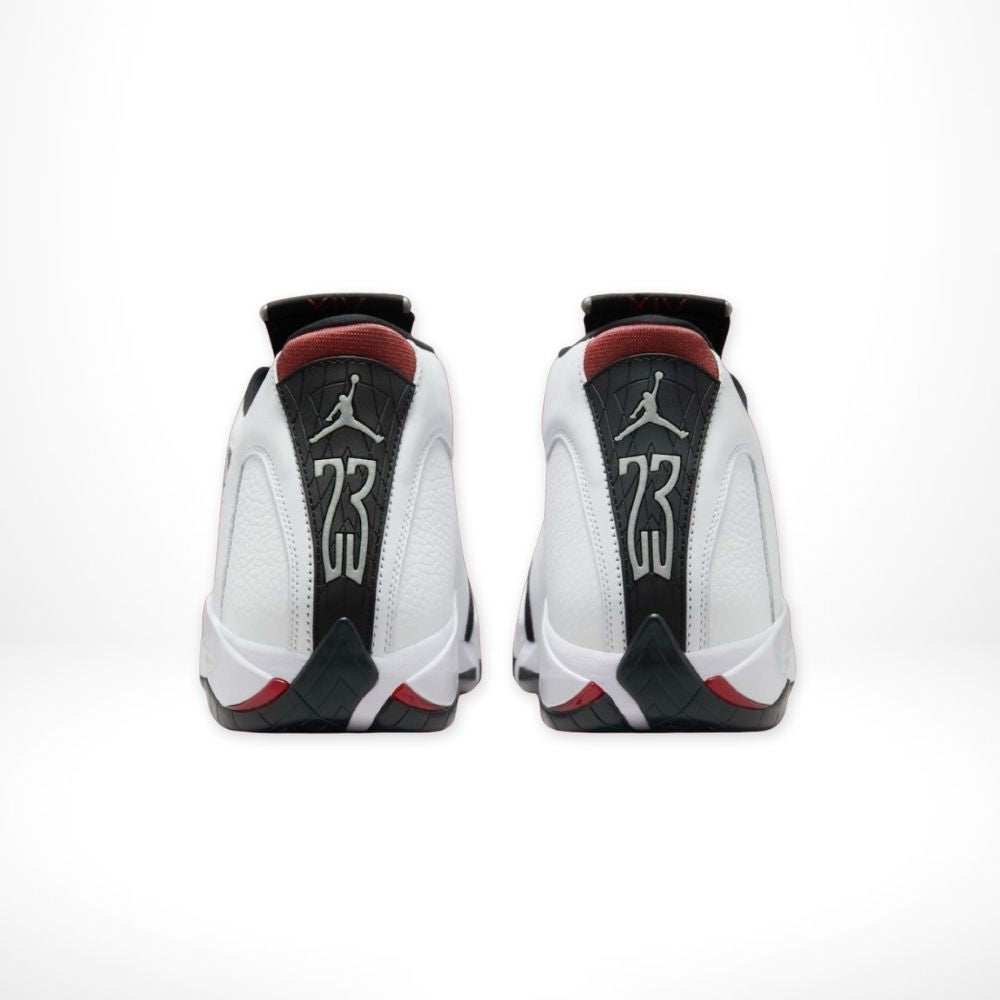 Air Jordan 14 OG Black Toe White Black Varsity Red
