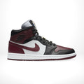 Air Jordan 1 Mid SE Gold Pendants – Black / Dark Beetroot (CZ4385-016)