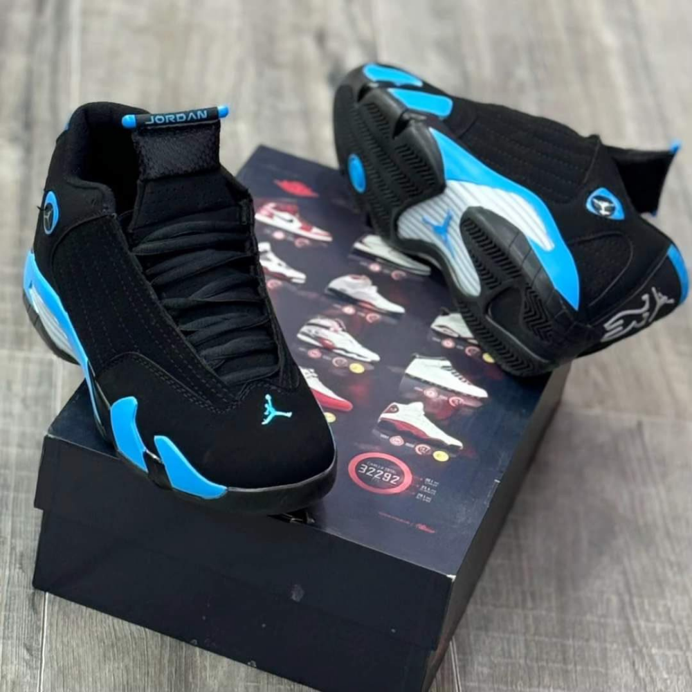 Air Jordan 14 Retro Black University Blue 2026
