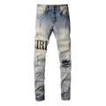 AMIRI Jeans #878 – Slim Fit Distressed Denim