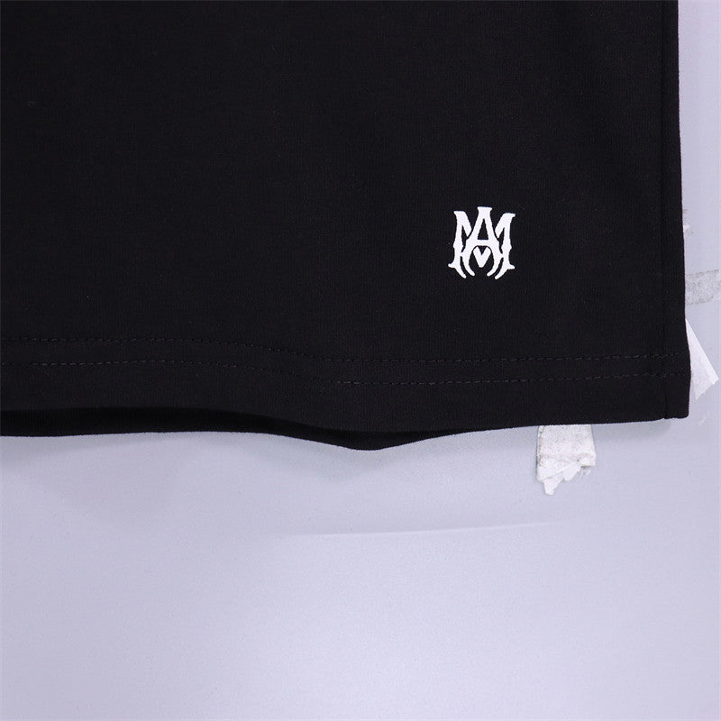 AMIRI Logo Appliqué Printed Cotton Jersey T-Shirt
