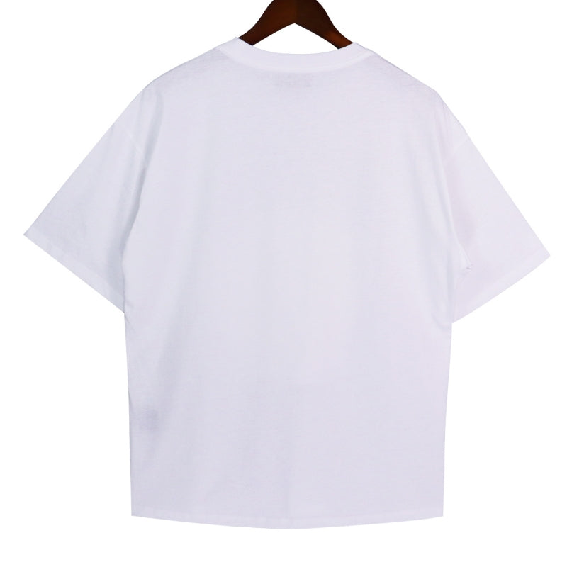AMIRI Eden Rock Logo-Print Cotton Jersey T-Shirt | White & Black