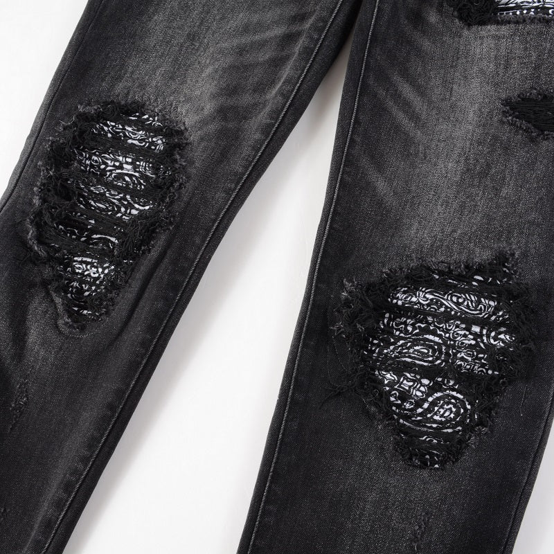 AMIRI Slim Fit Distressed Jeans #8666