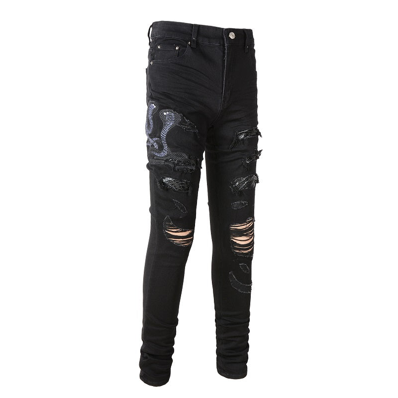 AMIRI Slim Fit Distressed Jeans #8560