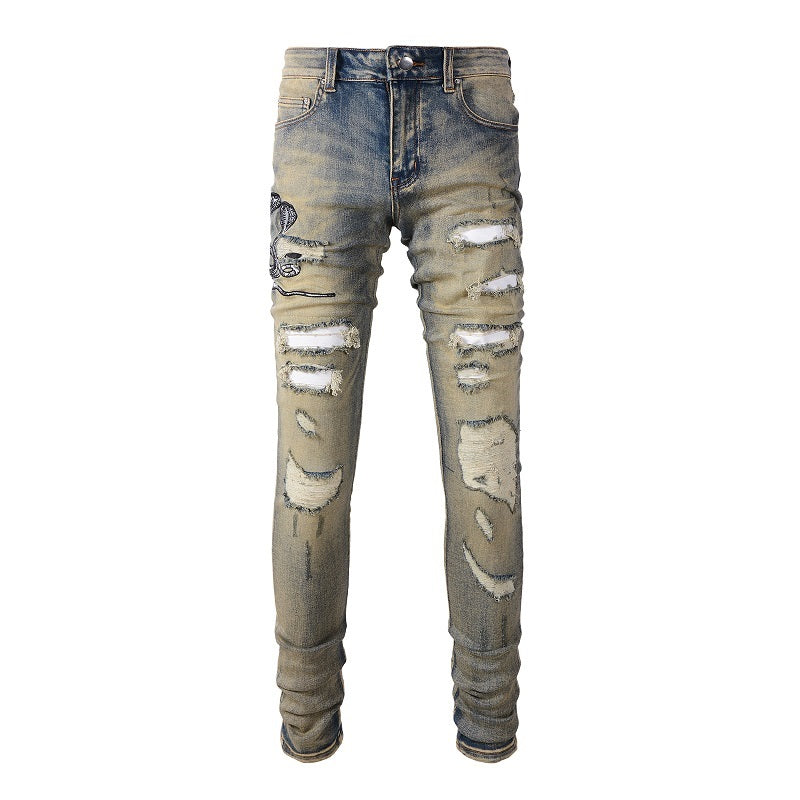 AMIRI Slim Fit Distressed Jeans #6611