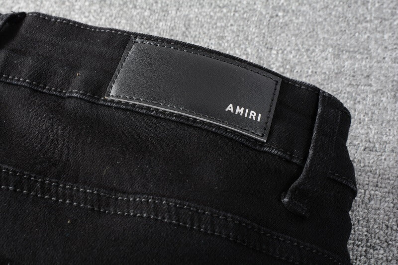 AMIRI Jeans #800 – Slim Fit Distressed Denim