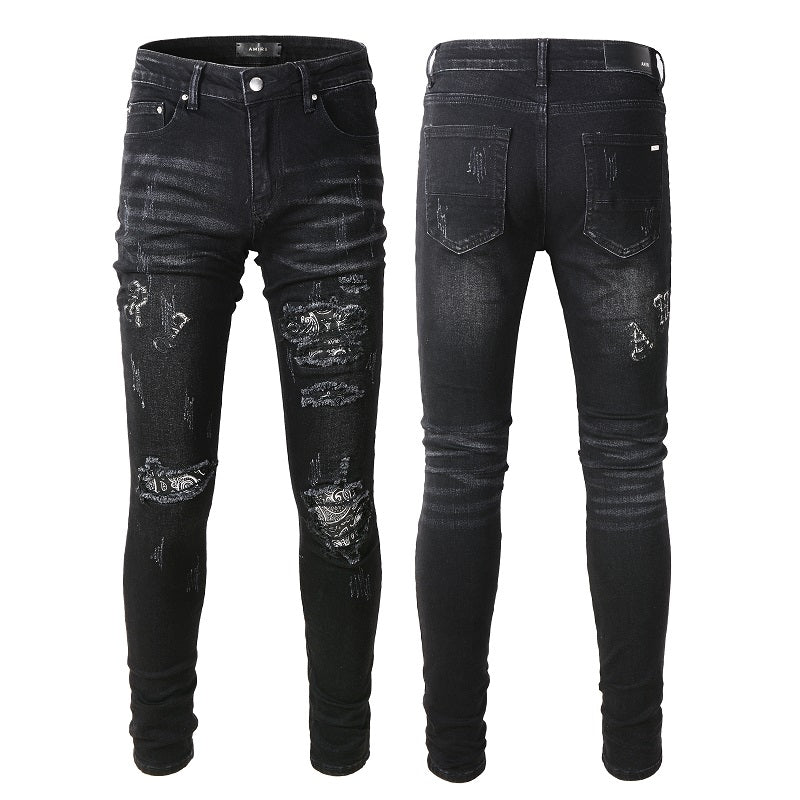 AMIRI Jeans #829 | Slim Fit Distressed Denim