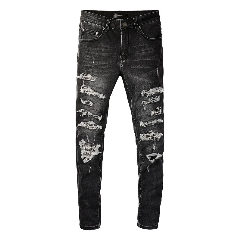 AMIRI Slim Fit Jeans #852 – Distressed Denim