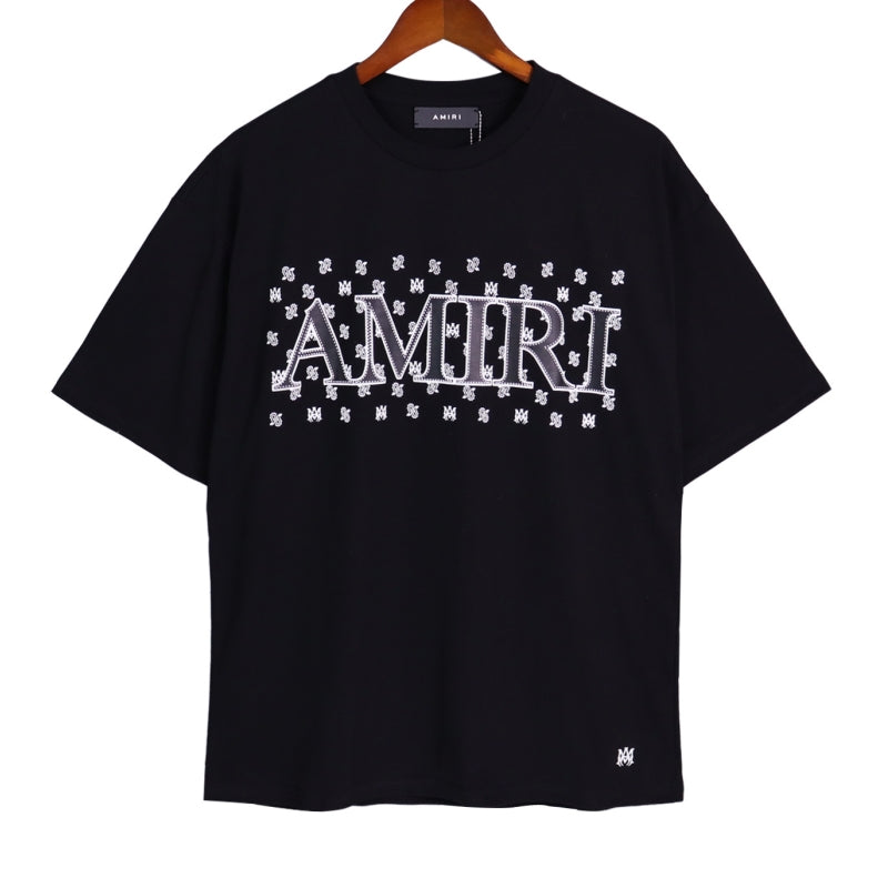 AMIRI Logo Appliqué Printed Cotton Jersey T-Shirt