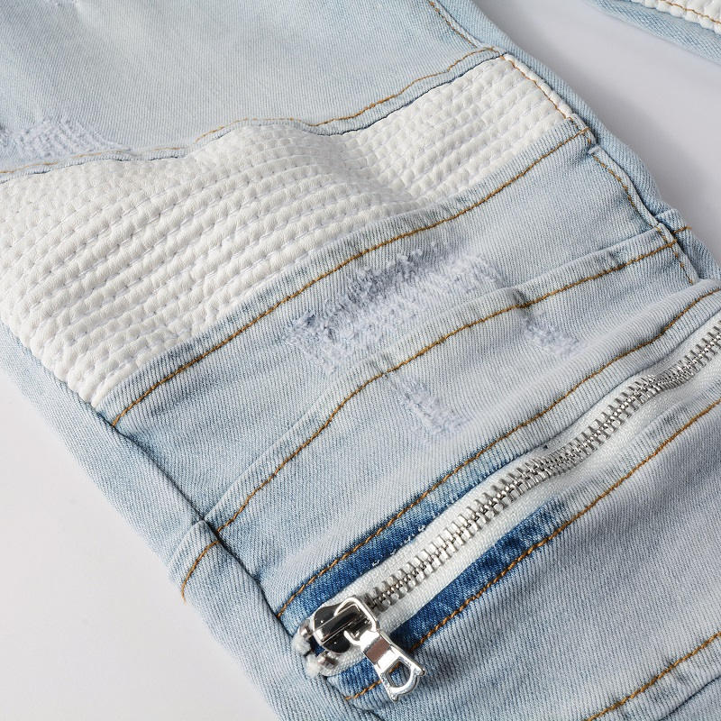 AMIRI Jeans #6630 – Slim Fit Distressed Denim