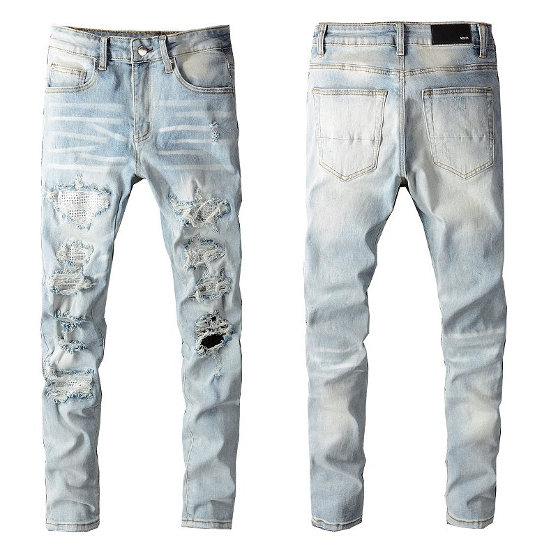 AMIRI Jeans #808 | Slim Fit Distressed Denim