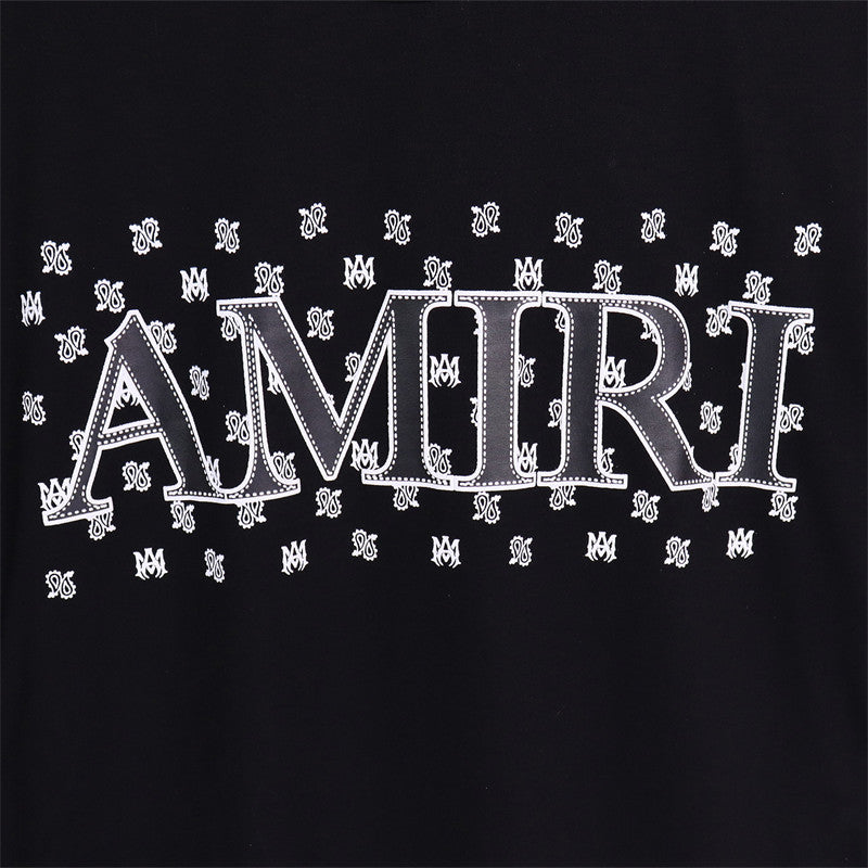 AMIRI Logo Appliqué Printed Cotton Jersey T-Shirt