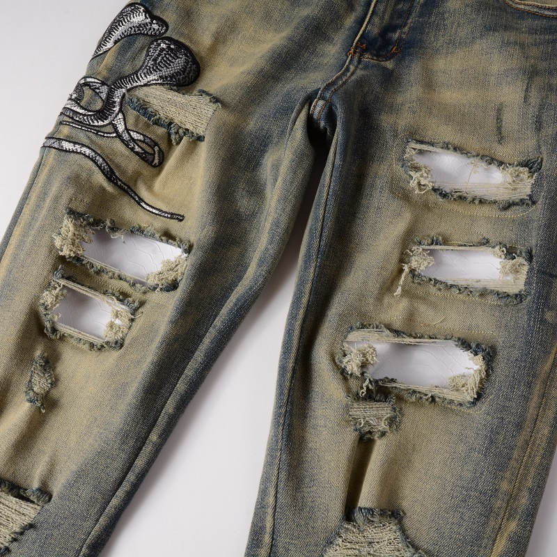 AMIRI Slim Fit Distressed Jeans #6611