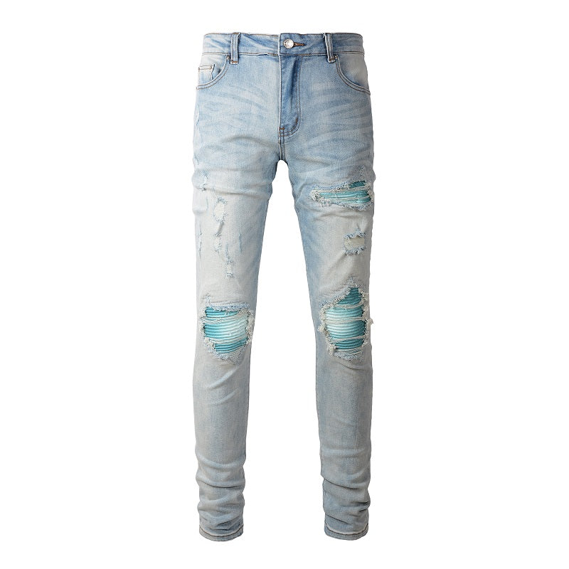 AMIRI Slim Fit Distressed Jeans #6645