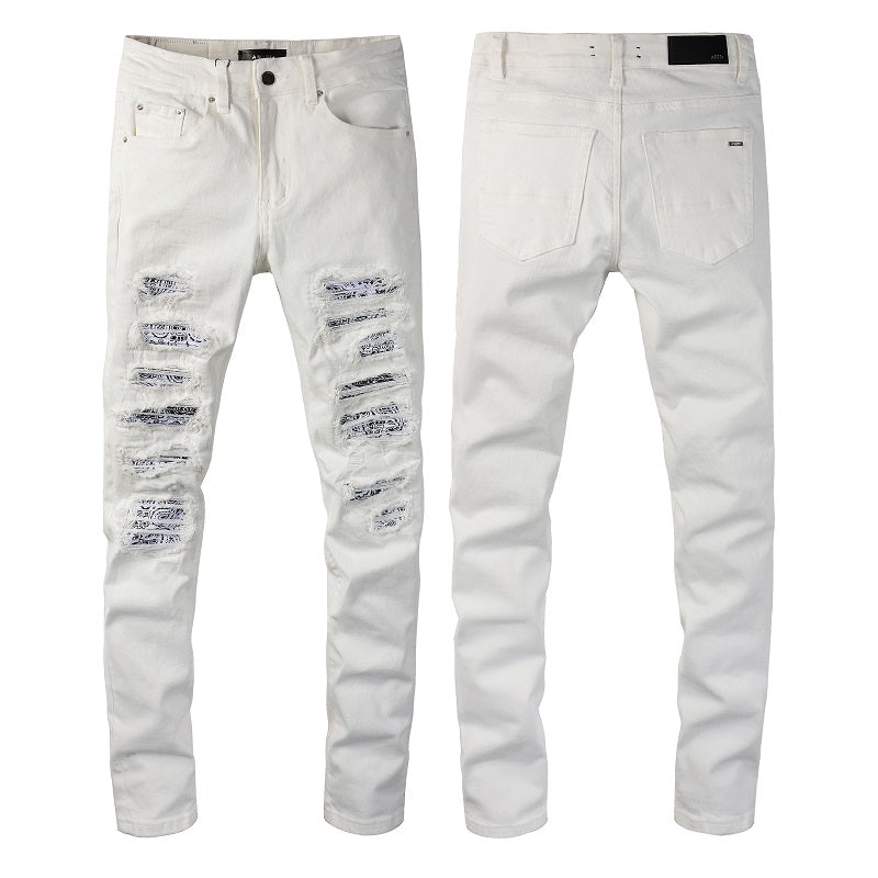 AMIRI Jeans #843 | Slim Fit Distressed Denim