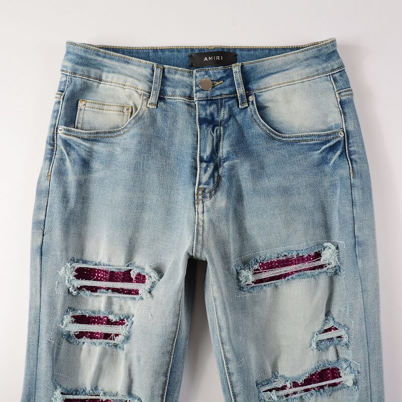 AMIRI Slim Fit Distressed Jeans #1308