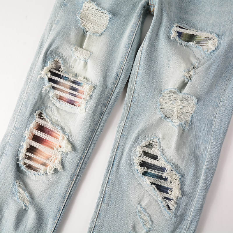 AMIRI Slim Fit Distressed Jeans #6637