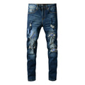 AMIRI Jeans #838 – Slim Fit Distressed Denim