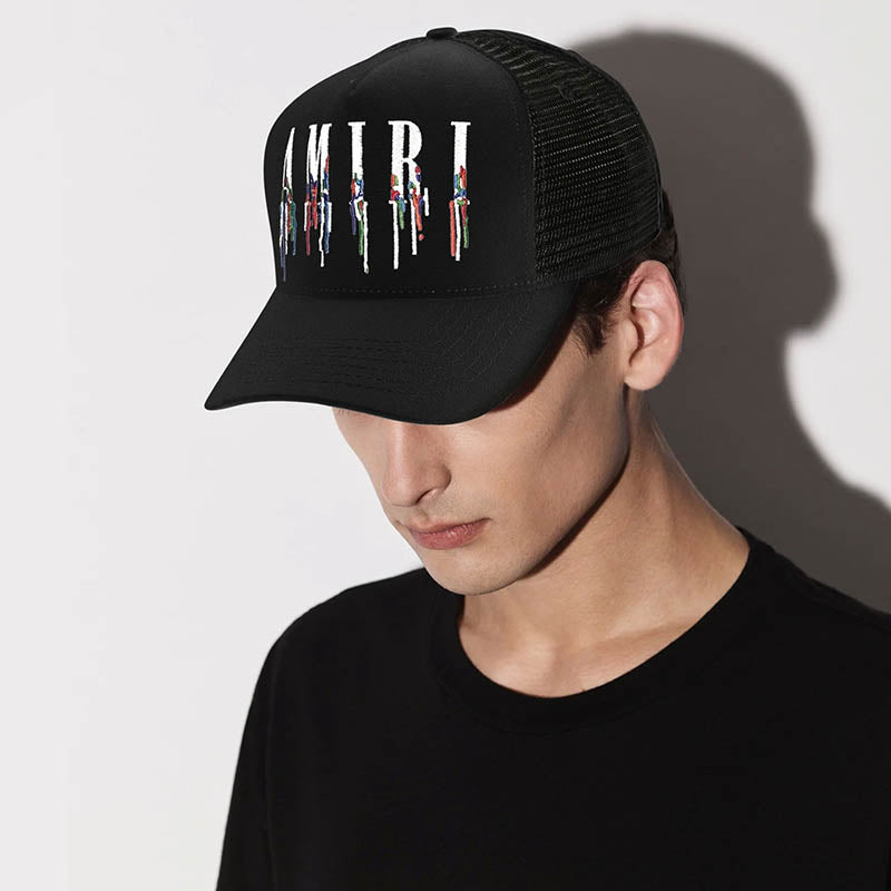 AMIRI Color Splash Paint Cap in Black