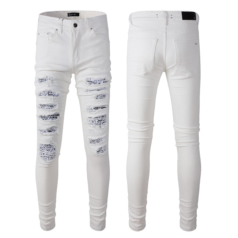 AMIRI Jeans #843 | Slim Fit Distressed Denim